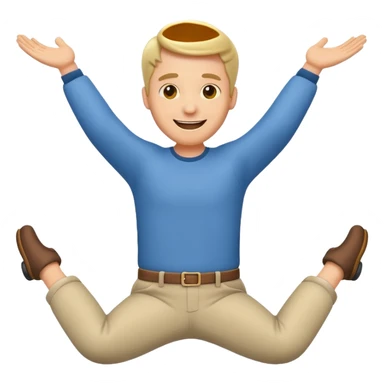 Along the line of Ludacris' song "Roll out", create an animated emoji of a grown white man rolling out. sticker