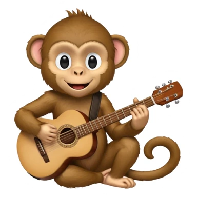 monkey Musician sticker