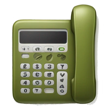 olive color phone sticker