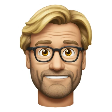 Klopp dizzy head sticker