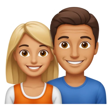 Italian 2 people sticker