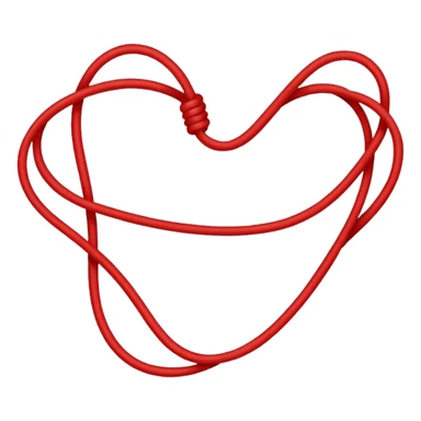Red string of fate sticker