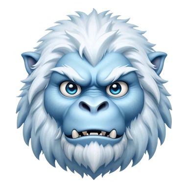 Cinematic Realistic WoW Yeti Portrait, head tilted epicly and inquisitively, showcasing a primal blend of raw might and mystical allure. His thick, shaggy fur in icy whites and pale blues and piercing ice-blue eyes are rendered in meticulous detail under dynamic, frosty lighting, high shine, epic and awe-inspiring, embodying the mystique of the frozen wilderness. sticker