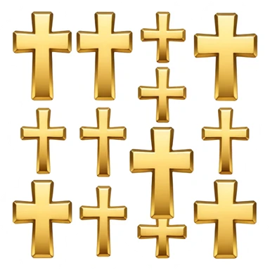 Cross emojis sticker