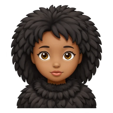 Un poussin noir sticker