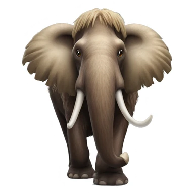 Hyper realistic mammoth  sticker