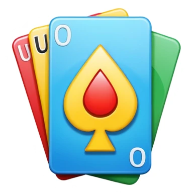 Uno game sticker