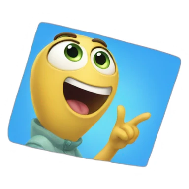 joy from inside out flipping me off sticker