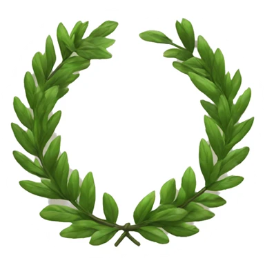 laurel wreath sticker