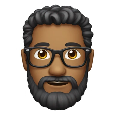 🥸+ beard + specs sticker