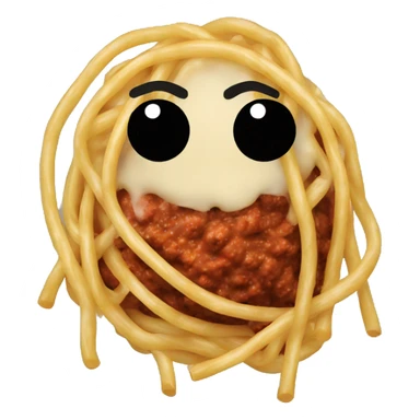 Spaghetti with meatballs sticker