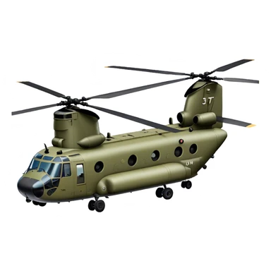 CH-47 Chinook Helicopter - boeing sticker