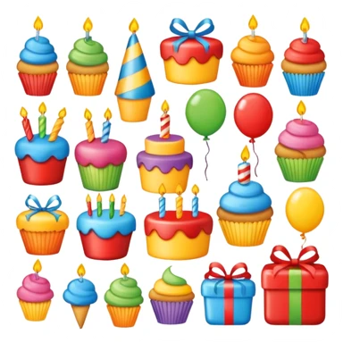 Happy birthday note stickers  sticker