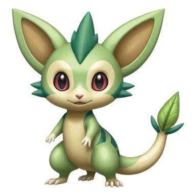 Sneasel-Treeko-Furret-Celebi-fusion sticker