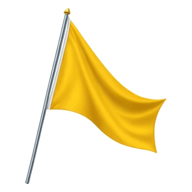Make a yellow colour triangular flag emoji sticker