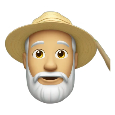 white man on vacation sticker