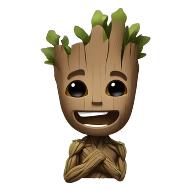 Groot partying hard sticker