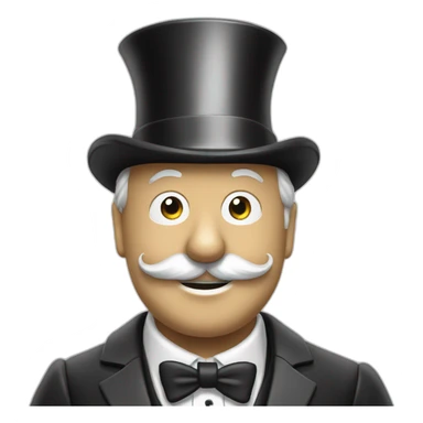 mr monopoly sticker