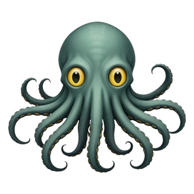 una spaventosa creatura aliena, simile agli orrori di H.P. Lovecraft sticker