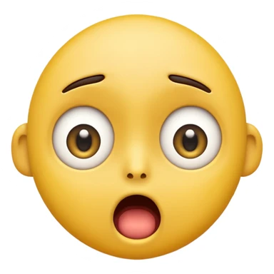 Generate a shocked funny emoji sticker