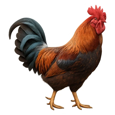 Rooster sticker