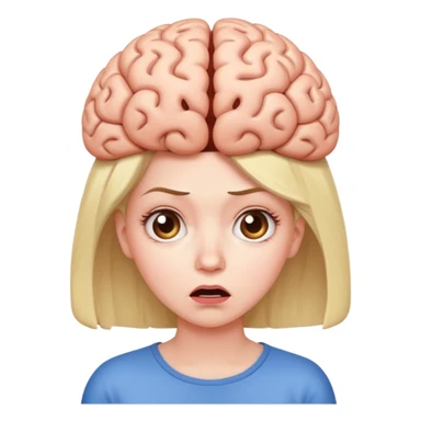 Brain fart with Helene sticker