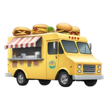 Food truck sticker