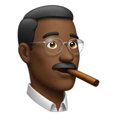 sigma man with cigar sticker