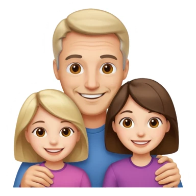 Papá e hija sticker