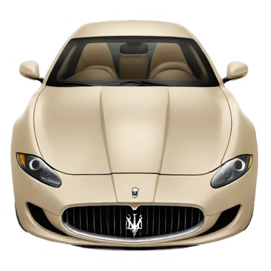 beige-maserati-car sticker