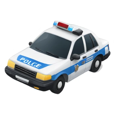 Voiture de police sticker