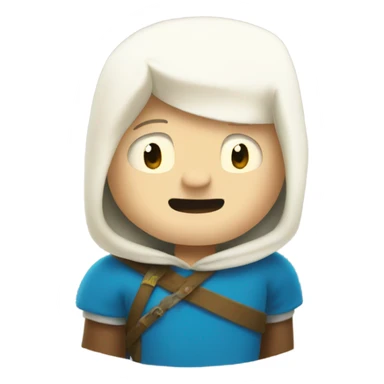 finn the human from adventure time sticker