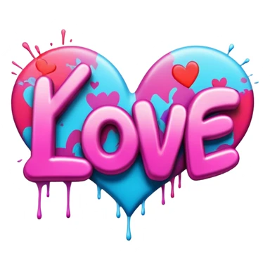 Graffiti the words MOD LOVE sticker