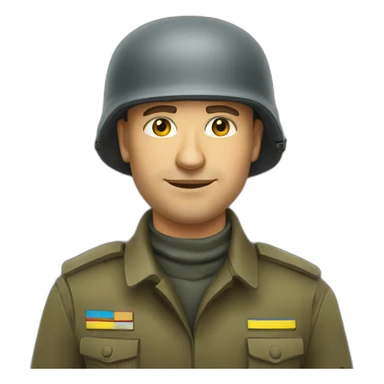 ukraine's soilder sticker