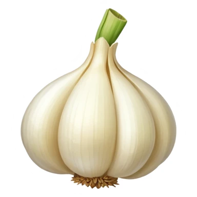 single garlic piece sticker