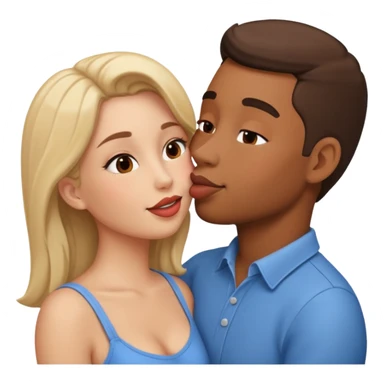 Kissing my husband sticker