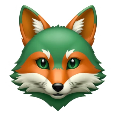 make 100 dollar bill with a fox head silhouette  sticker