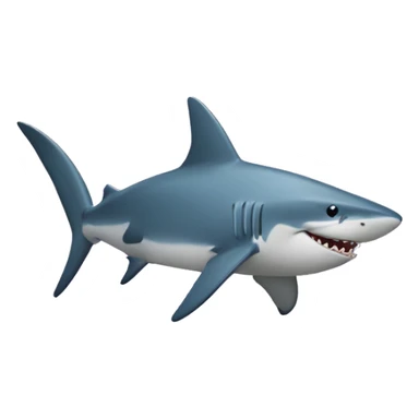 requin avec un haut de forme et quisouris sticker