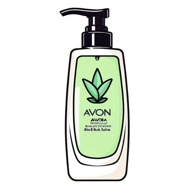 AVON hand lotion with aloe vera sticker