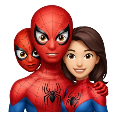 spider man and spider women sticker