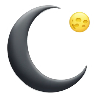 Crescent Moon on top of cloud + stars sticker