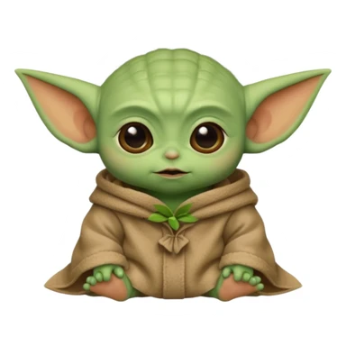 🥺+baby yoda sticker