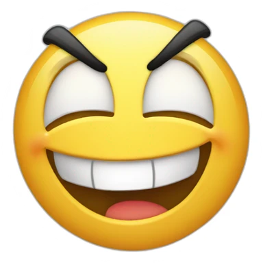 Angry happy laughing crying emoji sticker