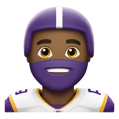 Minnesota Vikings nfl heart emoji sticker