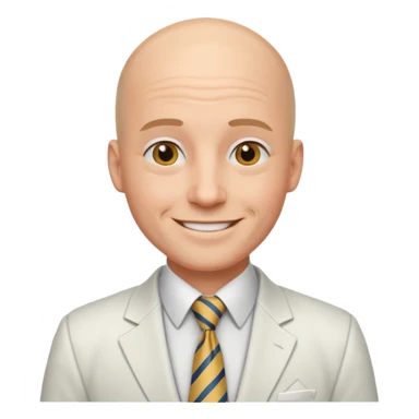 smile-bald-men-with-ties-white suit sticker