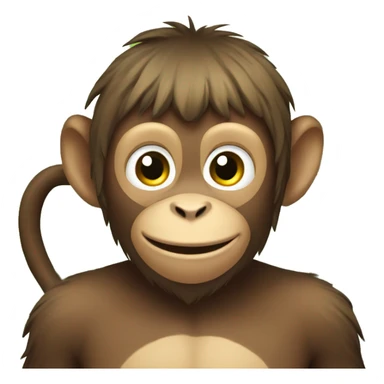 Farming monkey sticker