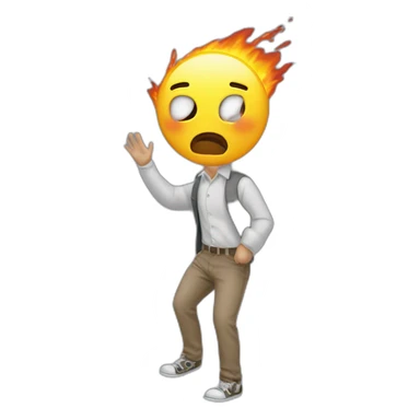 Emoji cœur qui explose  sticker