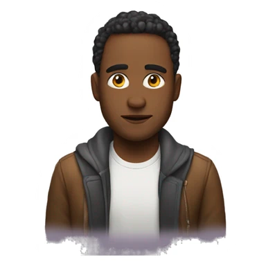 She only thinks about him sticker