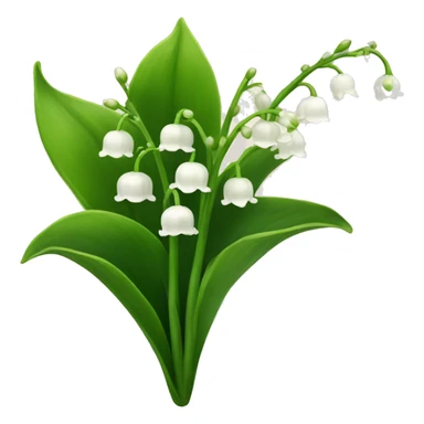 Lily of the valley sticker