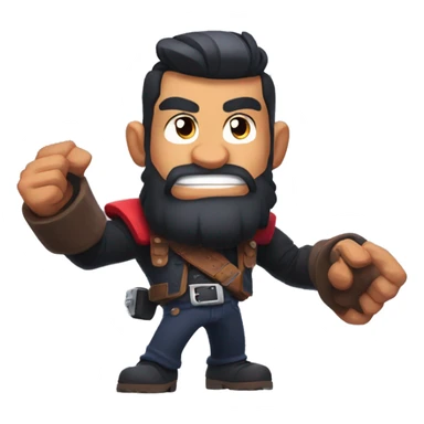 barış özcan is playing brawl stars sticker